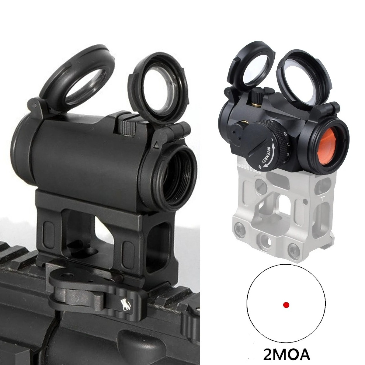 Outdoor Hunting Range - Taktik T01/02 2MOA Kırmızı Nokta Nişangahı