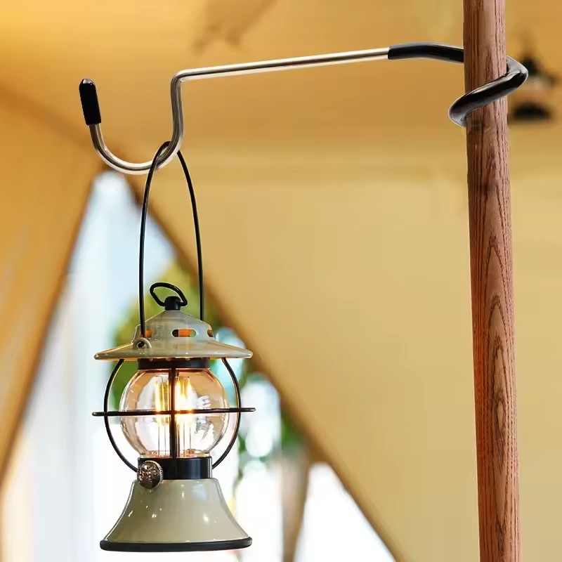 Hunting Outdoor Stores - Paslanmaz Çelik Işık Standı Tutucu Kancalar