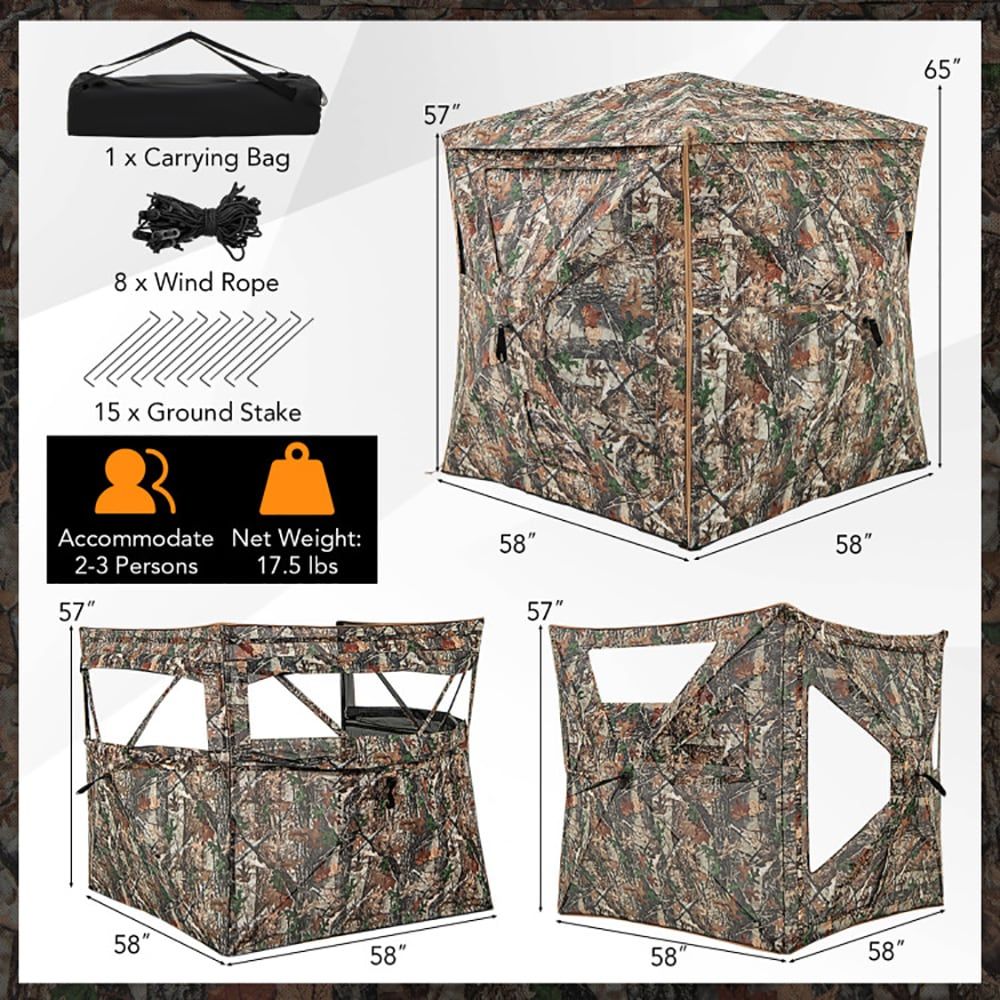 Hunting & Outdoor Supplies Vanderbijlpark Photos - 5'i 1 Arada Ayrılabilir Avlanma Çadırı,
