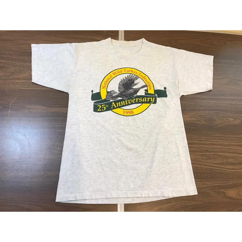 Wildman Hunting & Outdoor Reviews - Vintage 90S Wild Turkey Federasyonu Tişörtü