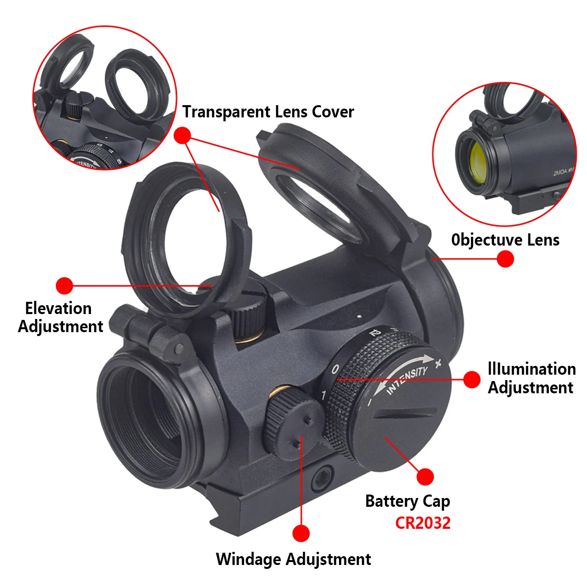 Taktik T01/02 2MOA Kırmızı Nok - Outdoor Hunting Range incelemesi ve fiyatı