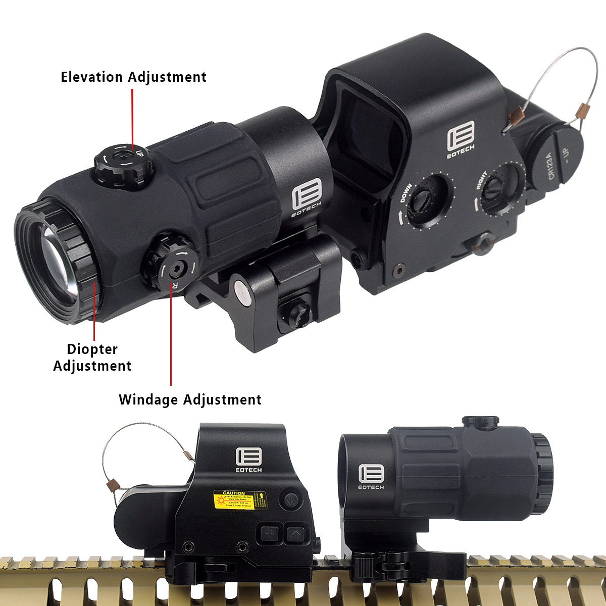 EOTECH G43 G33 G45 3X 5X Büyüt - Outdoor Hunting Range incelemesi ve fiyatı